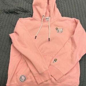 GOAT USA Pink hoodie adult medium like new